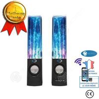 INN®  Haut-Parleurs Danse Eau Musique Fontaine Lumière Stéréo Noir Enceintes BLUETOOTH Water Dancing Décoration LED  Lumineux DC 5 V