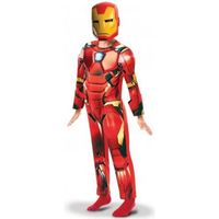 Déguisement Iron Man série animée garçon - Marvel - Personnage Fiction - Rouge et vert - Polyester