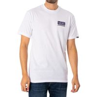 Vans Pour des hommes Retour T-shirt Global Stack, blanc