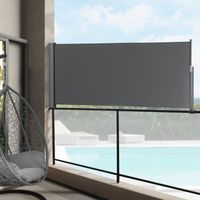 Brise-vue pour Balcon Mulhacén Latéral Acier Polyester 120 x 300 cm Gris