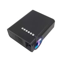 Vidéoprojecteur LED Portable 1800 Lumens HDMI USB SD VGA Pour Home Cinéma Black YONIS