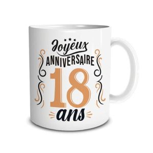 Mug Joyeux Anniversaire Cdiscount