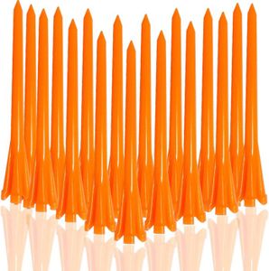 TEE DE GOLF Tee Golf Plastique Incassable Durable 5 Prong 2 3/4 Pouce 70mm et 3 1/4 83mm Value 100 Pack, Golf Tee Portable Entraînement.[Y54]