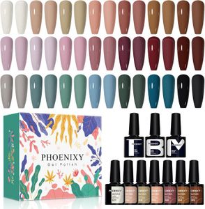 VERNIS A ONGLES Vernis Semi Permanent 24 Pcs, 21 Couleurs Ongles G