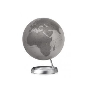 GLOBE TERRESTRE Globe terrestre design - ATMOSPHÈRE - Silver - Pied en aluminium - Ø 30 cm - Intérieur