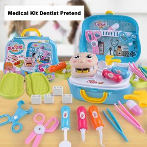 Jeu de Jouet de Valise de Dentiste portatif pour Enfants Kit de Jeu de r/ôle de Dentiste avec de Riches Accessoires pour Dentiste