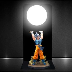 LAMPE A POSER Lampe Dragon Ball Z Son Goku Genkidama Veilleuse Figurine Lampe de Table LED Lampe de Bureau