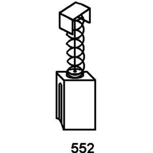6,4x10x22,5mm Balais de Charbon pour VIRUTEX PDE446L coupeuse/scie 2.4x3.9x8.7