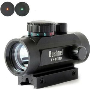 Red Dot Sight 1X40 Lentille revêtue de rouge Red Dot 11 Level Fit for 11mm/20mm