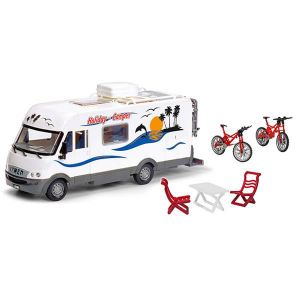 VOITURE - CAMION Camping Car Holiday - DICKIE TOYS - Blanc - Jouet 