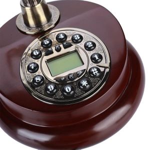 Téléphone fixe vintage rétro de maison en plastique multifonction
