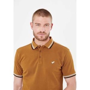 POLO KAPORAL - Polo marron homme 100% coton bio RAYOC