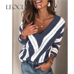 PULL Pull Femme,Pull col V à Manches longues Femmes,Pul