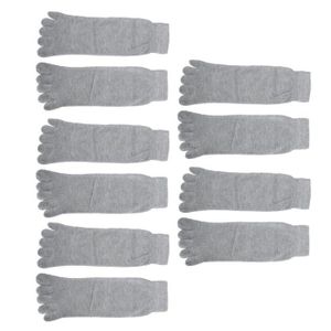 Chaussettes 5 Doigts Chaussettes De Sport à Orteils Séparés - 4 Paires, Coton Respirant, Taille Unique 37-42 Chaussette Running Femme