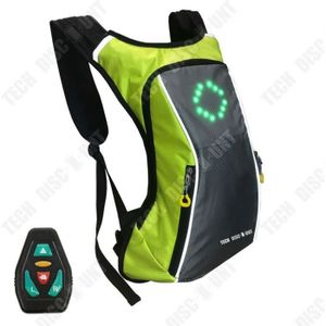 Gilet Velo Clignotant. Upgrade Gilet LED 2en1. Bretelles Réglables.  Batterie Rechargeable en 4H et 15H d'Autonomie. Télécommande Sans-Fil  Étanche.