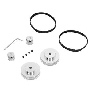 AléSage 8 Mm Roue Synchrone 20 Dents // 60 Dents Courroie de Distribution 2GT-200//280//400 // Mm Avec Installation et DéMontage Faciles Pour Fraiseuses Courroie de Distribution XL