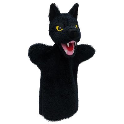 Peluche loup noir shop