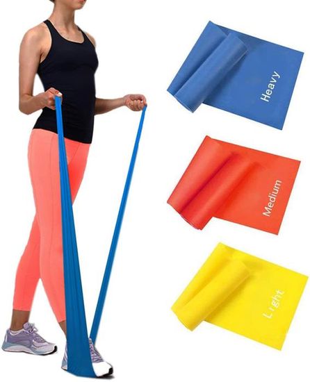 Lot De 2 Bandes élastiques De Musculation En Forme De 8 - Niveau Résistance Variable, Fitness Pilates Yoga