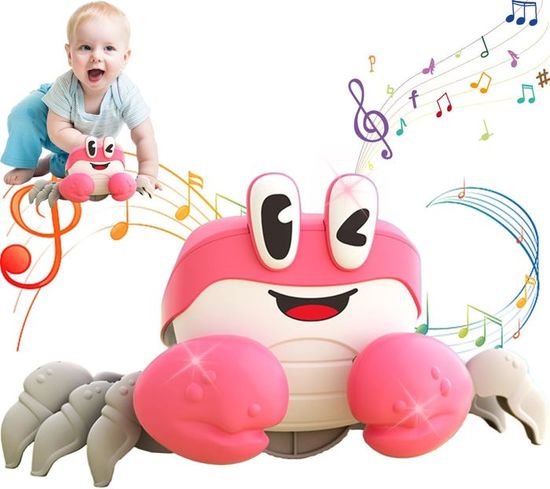 Crabe Qui Marche Bebe,Jouet Bebe 1 an,Jouet de Crabe d'évasion