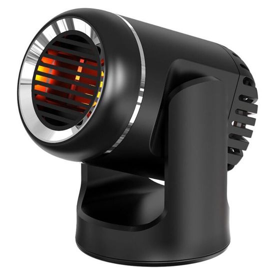Dégivreur Chauffage Voiture Portable 12V/100W 24V/200W 2 En 1 - Ventilateur Chauffant Et Refroidissant Avec Rotation 360°