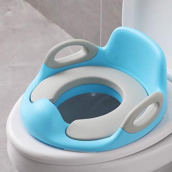 Réducteur WC Enfant Siège Apprentissage Pot - Blanc - Antidérapant Avec Protection Éclaboussures - PP Haute Qualité