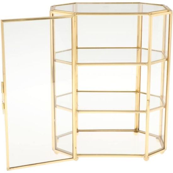 Plateau De Rangement En Verre Doré, Plateau De Ran... – Grandado