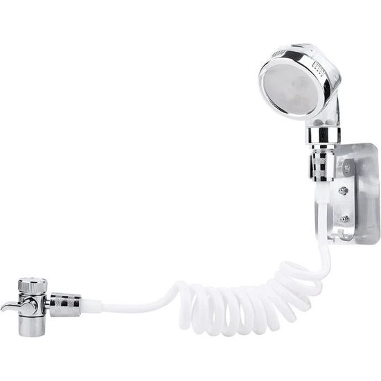 Douchette Lavabo Portable - Universelle, 2m De Tuyau - Pour Hygiène Intime, Lavage Cheveux - Installation Facile