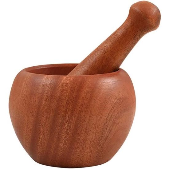 Mortier Et Pilon En Marbre Binnan - Broyeur Ail, Épices, Herbes - Ustensile Cuisine Traditionnel