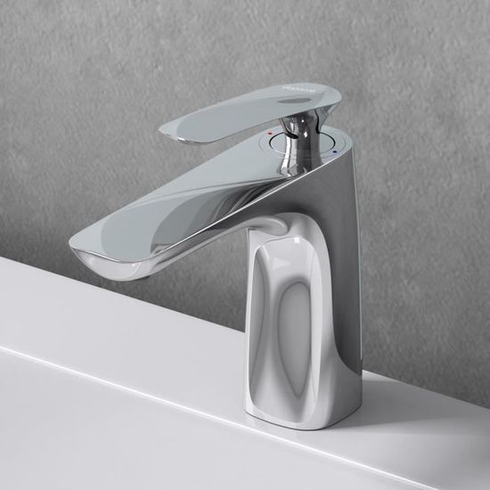Robinet mitigeur noir mat SOGOOD pour lavabo et vasque - WAO-7601 -  Cdiscount Bricolage