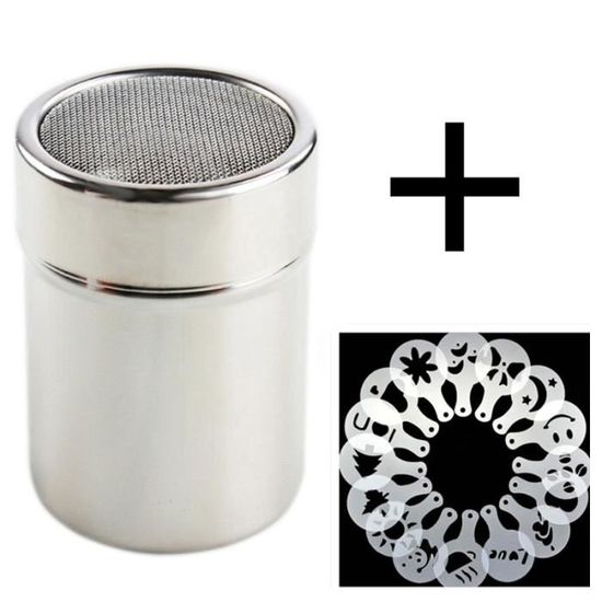 TMISHION Distributeur De Sucre Distributeur De Poudre Antirouille Durable En Acier Inoxydable De