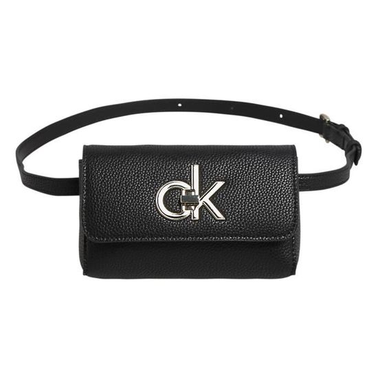 Calvin Klein Jeans K60K605584 Sac de taille femme Noir Cdiscount