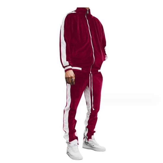 Ensemble en velours homme online
