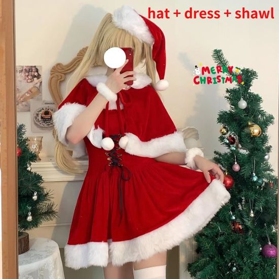 Robe pour noel rouge cheap