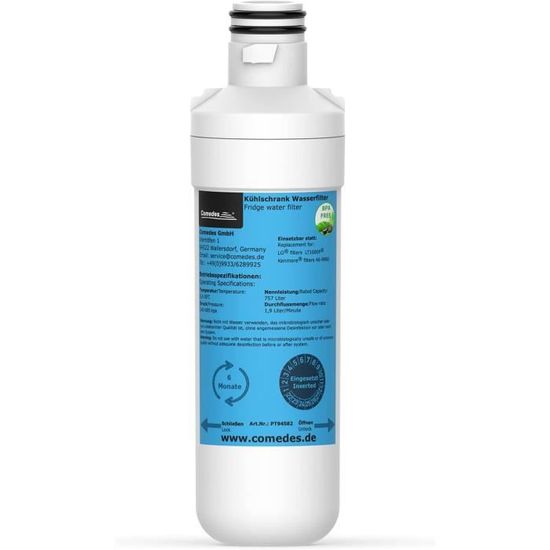Nature’s Water Untertisch-Filterkartusche – Universal Mit 6,35 Mm (1/4 Zoll) Schnellanschluss, Gegen Chlor & Gerüche