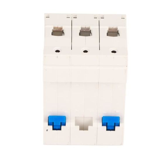 Disjoncteur Miniature 3 Pôles DC - 16A, 400V - Pour Système Solaire, Circuits CC - Montage Rail DIN 35 Mm - Modèle DZ47-63