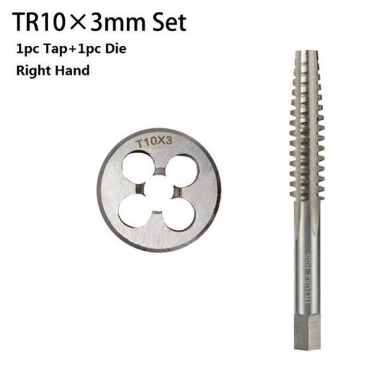 Lot De 2 Tarauds HSS M2,5 X 0,35 Mm - Droitier, Acier Rapide, Pour Taraudage Manuel Ou Machine - 11