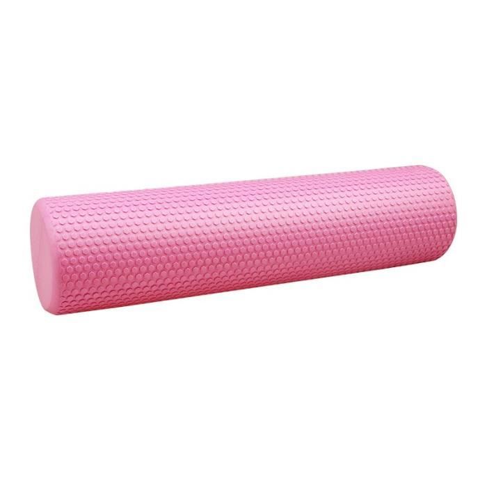Rouleau De Massage Musculaire En Mousse EPP Haute Densité - 45x15x7,5cm - Noir - Yoga/Fitness
