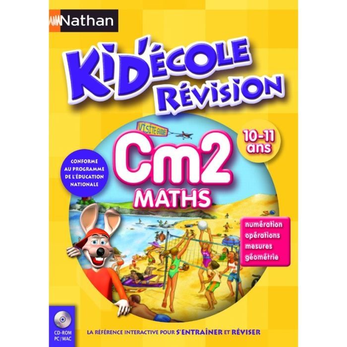 Mind Kid Ecole Cm2 Maths / Logiciel PC Cd-Rom