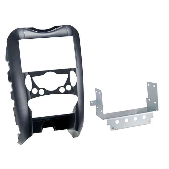 Adaptateur de façade 2-DIN BMW Mini (R55 / R56 / R57) noir