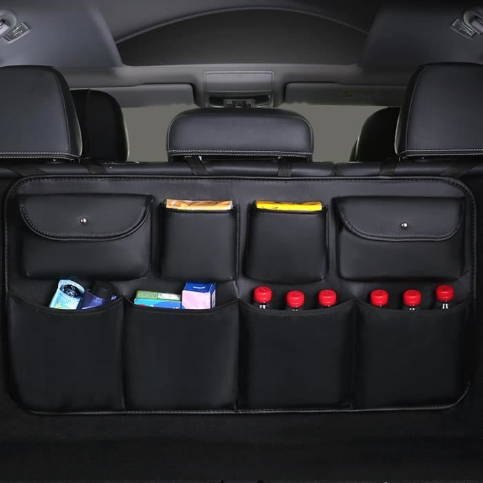 Sac de rangement pour coffre de voiture SUV Sac de rangement pour filet de voiture noir