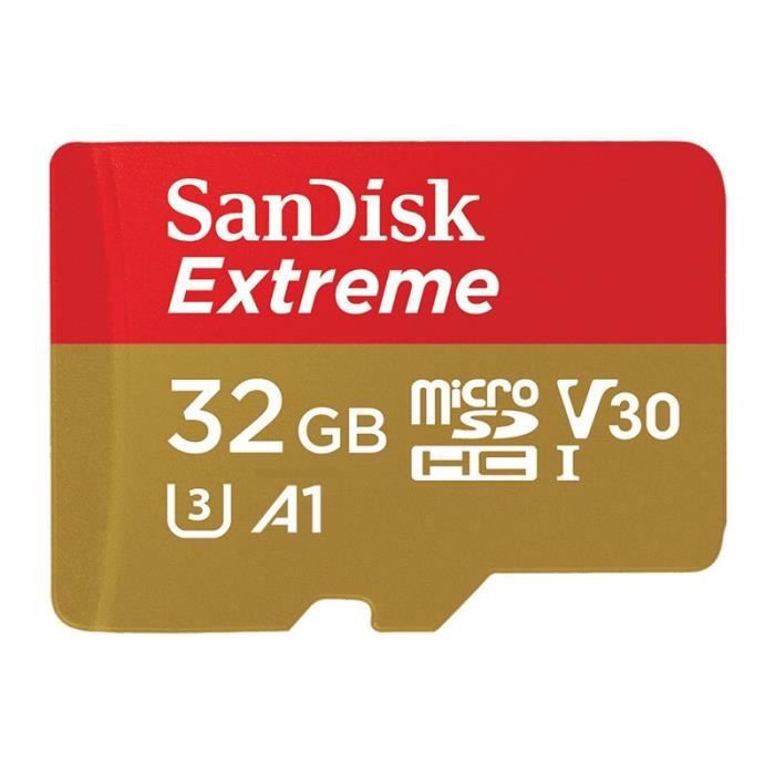 — Carte Micro SD Extreme, 32 Go-64 Go-128 Go-256 Go-400 Go, SDHC-SDXC, Classe 10, UHS-I, U3, V30, A2, TF, carte mémoire [5CC625E]