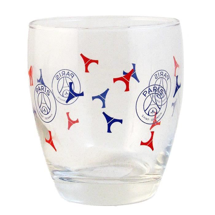 Coffret de 2 verres à eau PSG