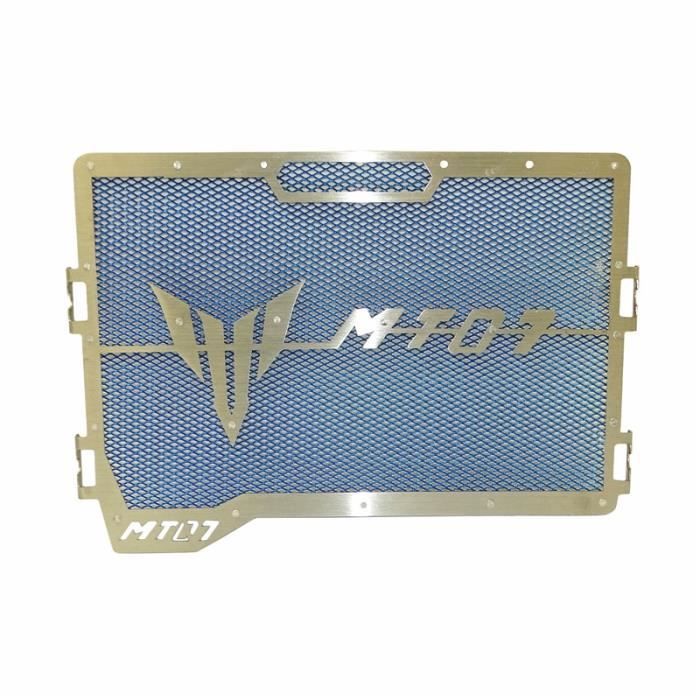Mota Grille de Radiateur MT-07 Acier Inoxydable couleur Bleu Protection Pare Pierre 2014-2020 Accessoire Equipement