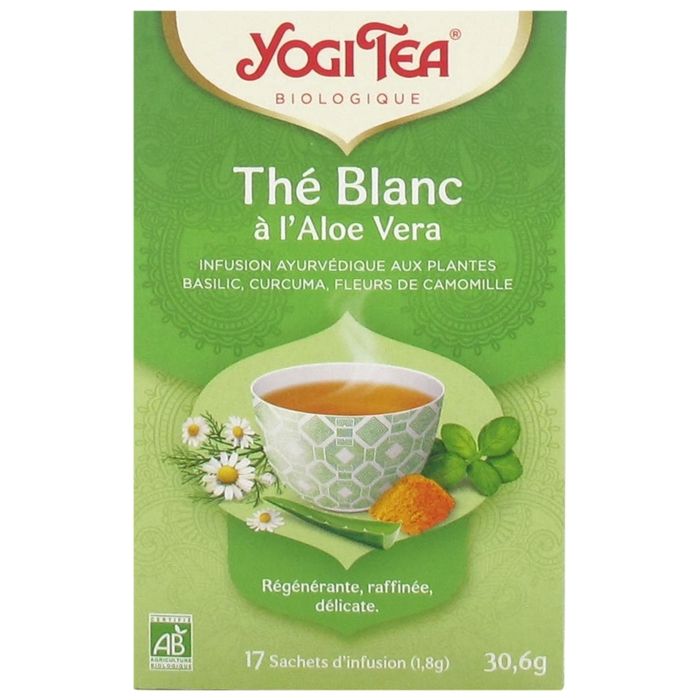 YOGI TEA THE BLANC A L'ALOE VERA