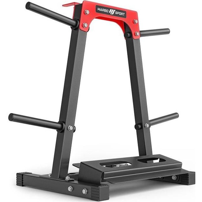 Marbo Sport Support pour poids de musculation Râtelier de Rangement pour Disques de Poids MH-S207