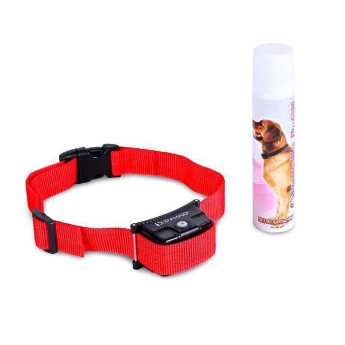 oneConcept Tyson - Collier de dressage pour chien anti-aboiement avec spray citronnelle inclus (naturel, non-nocif, encolure
