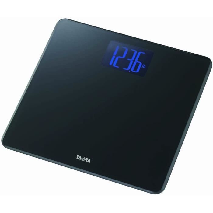 Pèse-personne Tanita - HD-366 - Balance Digitale - 200 kg - Verre Sécurit Noir - Affichage XXL 586308