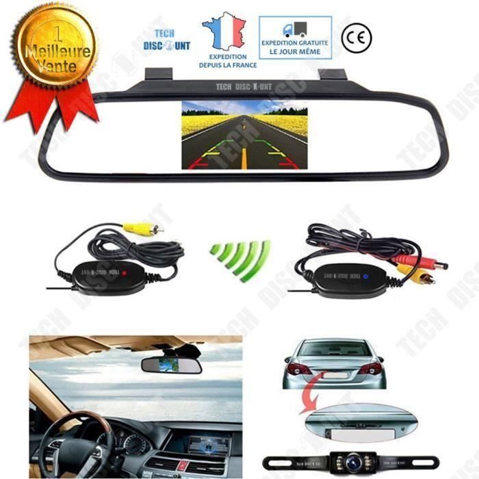 camera de recul sans fil wifi retroviseur camping car pour voiture camion gps mercedes wireless universel plaque immatriculation