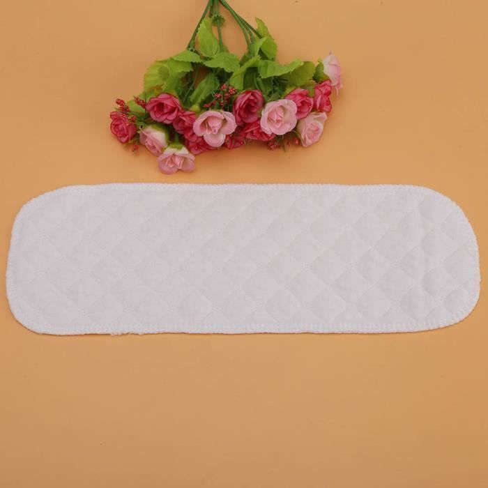 couche en tissu de coton 10pcs doux et respirant bébé enfant en bas âge coton moderne couche couche couche-culotte 3 couches