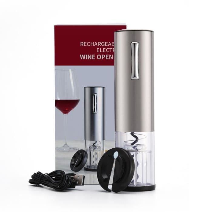 Tire-Bouchon,Recharge vin tire bouchon ouvre bouteille automatique coupe feuille Mode de charge électrique ouvre - Type KP3-361801C